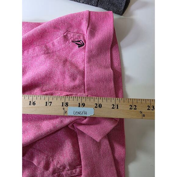 VOLCOM Youth Pink Black Soft Full Zip Hoodie Skater Casual Youth SZ M (12) - Picture 7 of 10